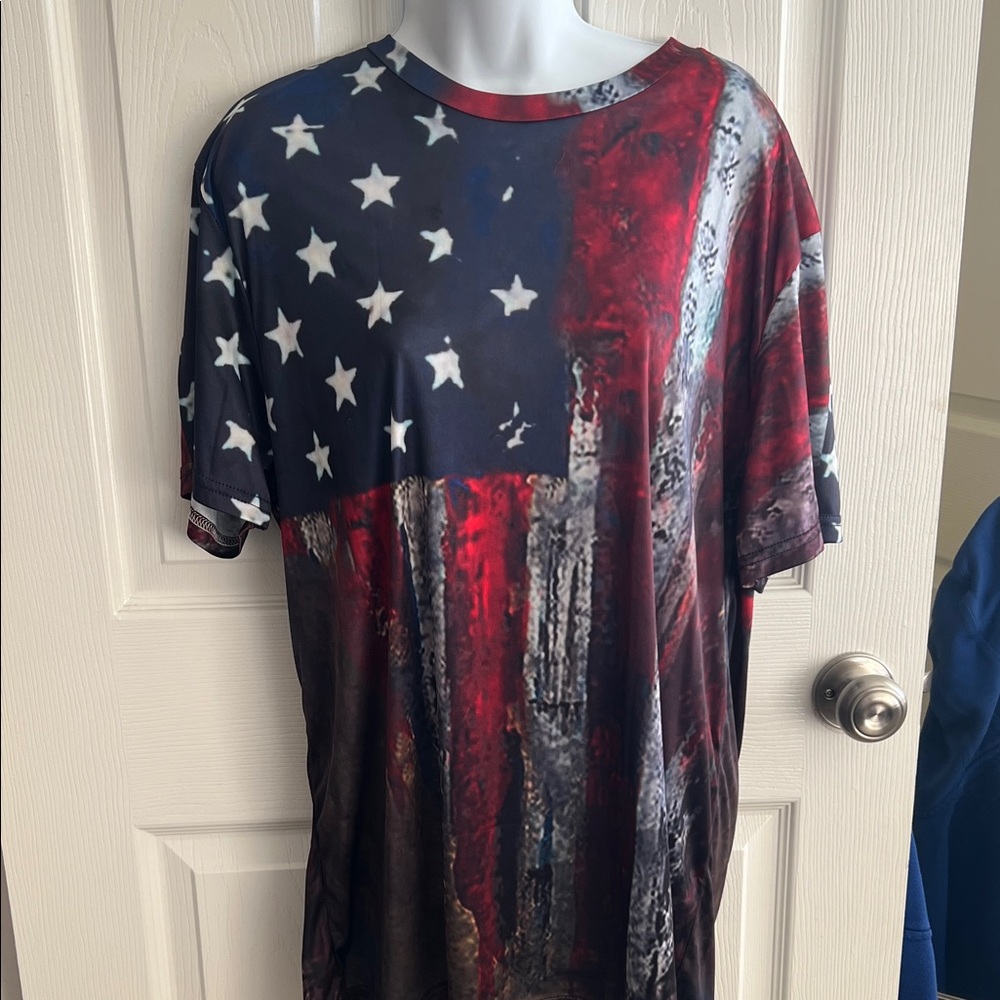 Patriotic American Flag Men's Shirt